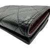 シャネル CHANEL スモールフラップウォレット AP0230 28番台 ブラック ゴールド金具 キャビアスキン レディース 三つ折り財布