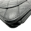 シャネル CHANEL マトラッセ チェーンウォレット AP0250 30番台 ブラック シルバー金具 キャビアスキン レディース ショルダーバッグ