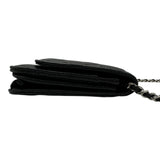 シャネル CHANEL マトラッセ チェーンウォレット AP0250 30番台 ブラック シルバー金具 キャビアスキン レディース ショルダーバッグ
