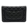 シャネル CHANEL マトラッセ チェーンウォレット AP0250 30番台 ブラック シルバー金具 キャビアスキン レディース ショルダーバッグ