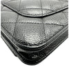 シャネル CHANEL マトラッセ チェーンウォレット AP0250 ブラック シルバー金具 キャビアスキン レディース ショルダーバッグ
