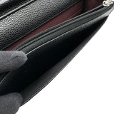 シャネル CHANEL マトラッセ チェーンウォレット AP0250 ブラック シルバー金具 キャビアスキン レディース ショルダーバッグ