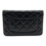 シャネル CHANEL マトラッセ チェーンウォレット AP0250 ブラック ゴールド金具 キャビアスキン レディース ショルダーバッグ