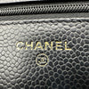 シャネル CHANEL マトラッセ チェーンウォレット AP0250 ブラック ゴールド金具 キャビアスキン レディース ショルダーバッグ