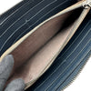 ボッテガ・ヴェネタ BOTTEGA VENETA イントレチャート ロングジップウォレット P01298174Y ネイビー レザー メンズ 長財布