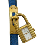 エルメス HERMES ケリーウォッチ KE1.210 ホワイト メッキ クオーツ レディース 腕時計