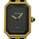 シャネル CHANEL プルミエールM H0001 ブラック メッキ クオーツ レディース 腕時計