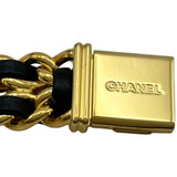 シャネル CHANEL プルミエールM H0001 ブラック メッキ クオーツ レディース 腕時計