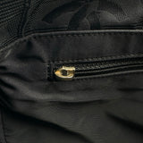 シャネル CHANEL ニュートラベルライントートMM A15991 8番台 ブラック ナイロンジャガード レディース