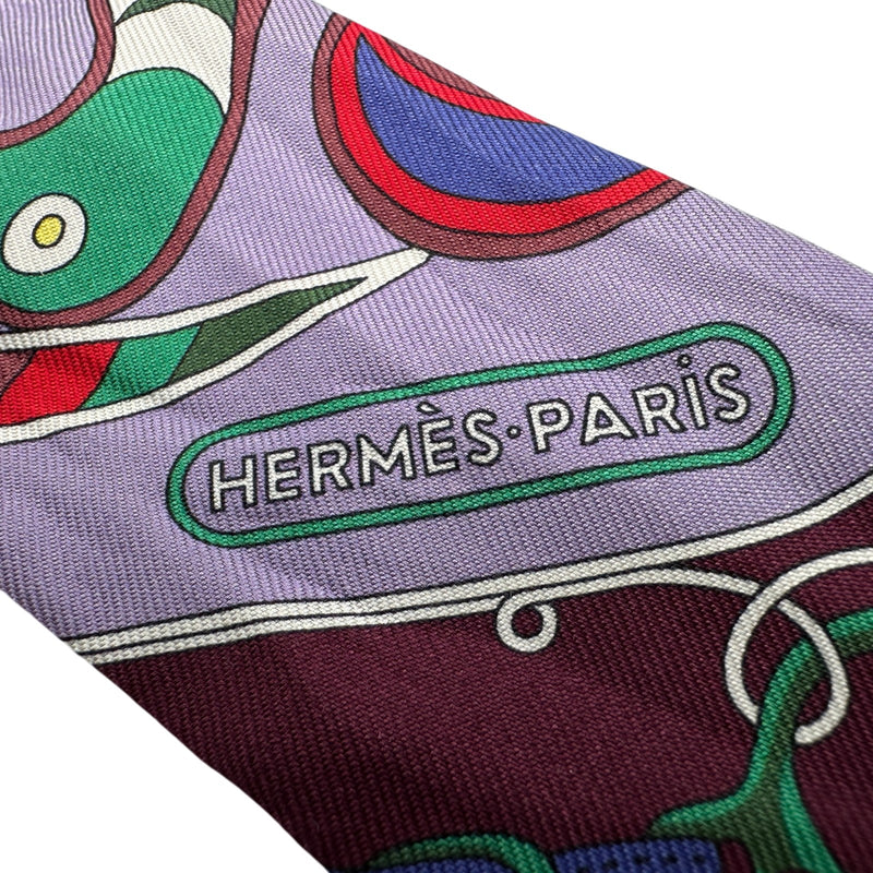 エルメス HERMES ツイリー Folklore マルチカラー シルク レディース