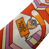 エルメス HERMES ツイリー LA SOURCE DE PEGASE マルチカラー シルク レディース スカーフ
