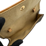 ルイ・ヴィトン LOUIS VUITTON ポシェット・ツインPM M51854 ブラウン モノグラム/レザー レディース ショルダーバッグ