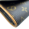 ルイ・ヴィトン LOUIS VUITTON ポシェット・ツインPM M51854 ブラウン モノグラム/レザー レディース ショルダーバッグ