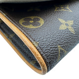 ルイ・ヴィトン LOUIS VUITTON ポシェット・ツインPM M51854 ブラウン モノグラム/レザー レディース ショルダーバッグ