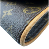 ルイ・ヴィトン LOUIS VUITTON ポシェット・ツインPM M51854 ブラウン モノグラム/レザー レディース ショルダーバッグ