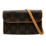 ルイ・ヴィトン LOUIS VUITTON ポシェット・フロランティーヌ M51855 ブラウン モノグラムキャンバス/レザー レディース ヒップバッグ