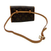 ルイ・ヴィトン LOUIS VUITTON ポシェット・フロランティーヌ M51855 ブラウン モノグラムキャンバス/レザー レディース ヒップバッグ