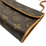 ルイ・ヴィトン LOUIS VUITTON ポシェット・フロランティーヌ M51855 ブラウン モノグラムキャンバス/レザー レディース ヒップバッグ