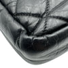 シャネル CHANEL パリボンベイフラップバッグ A67129 16番台 ブラック ゴールド金具 エイジドカーフ レディース ショルダーバッグ