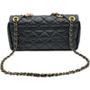 シャネル CHANEL パリボンベイフラップバッグ A67129 16番台 ブラック ゴールド金具 エイジドカーフ レディース ショルダーバッグ