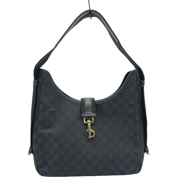 GUCCI ジャッキー　GG黒キャンバス　ハンドバック　傷ダメージ有り グッチ GUCCI GGキャンバス ジャッキー ハンドバッグ 92735 ブラック