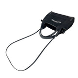 バレンシアガ BALENCIAGA ネイビーカバスXS 390346 ブラック キャンバス ユニセックス トートバッグ
