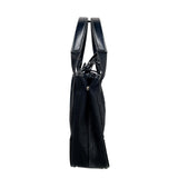 バレンシアガ BALENCIAGA ネイビーカバスXS 390346 ブラック キャンバス ユニセックス トートバッグ