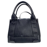 バレンシアガ BALENCIAGA ネイビーカバスXS 390346 ブラック キャンバス ユニセックス トートバッグ