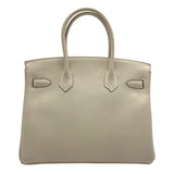 エルメス HERMES バーキン30 G刻 クレ ゴールド金具 トゴ レディース ハンドバッグ