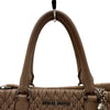 ミュウミュウ miu miu ナッパクリスタル ハンドバッグ 5BA067 ピンク ナッパーレザー レディース ショルダーバッグ
