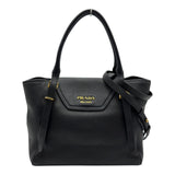 プラダ PRADA ヴィッテロフェニックス ハンドバッグ 1BA270 ブラック ヴィッテロフェニックスレザー レディース ショルダーバッグ