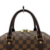 ルイ・ヴィトン LOUIS VUITTON リベラMM N41434 ブラウン ダミエ/レザー レディース ハンドバッグ