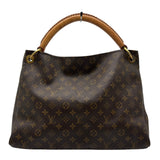 ルイ・ヴィトン LOUIS VUITTON アーツィーMM M40249 ブラウン モノグラム/レザー レディース ショルダーバッグ