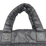 シャネル CHANEL コココクーントートTGM 14番台 ブラック シルバー金具 ナイロン レディース