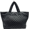 シャネル CHANEL コココクーントートTGM 14番台 ブラック シルバー金具 ナイロン レディース
