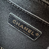 シャネル CHANEL ネオエグゼクティブトート A69930 24番台 ネイビー/ブラック シルバー金具 カーフスキン レディース ショルダーバッグ