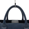 シャネル CHANEL ネオエグゼクティブトート A69930 24番台 ネイビー/ブラック シルバー金具 カーフスキン レディース ショルダーバッグ