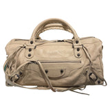 バレンシアガ BALENCIAGA ザ・ツィギー 128523 ベージュ レザー レディース ショルダーバッグ