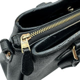 コーチ COACH ミニセージ キャリーオール F28977 ブラック レザー レディース ハンドバッグ ショルダーバッグ