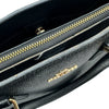 コーチ COACH ミニセージ キャリーオール F28977 ブラック レザー レディース ハンドバッグ ショルダーバッグ