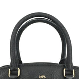 コーチ COACH ミニセージ キャリーオール F28977 ブラック レザー レディース ハンドバッグ ショルダーバッグ