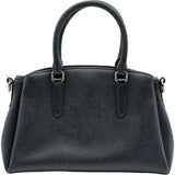 コーチ COACH ミニセージ キャリーオール F28977 ブラック レザー レディース ハンドバッグ ショルダーバッグ