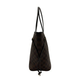 ルイ・ヴィトン LOUIS VUITTON ネヴァーフルMM N41358 ブラウン ダミエ/レザー レディース トートバッグ