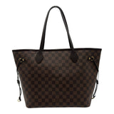 ルイ・ヴィトン LOUIS VUITTON ネヴァーフルMM N41358 ブラウン ダミエ/レザー レディース トートバッグ