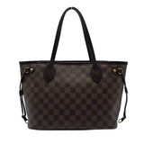 ルイ・ヴィトン LOUIS VUITTON ネヴァーフルPM N41359 ブラウン ダミエ/レザー レディース トートバッグ
