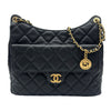 シャネル CHANEL マトラッセ チェーンホーボー ショルダーバッグ AS3693 ブラック ゴールド金具 キャビアスキン レディース ショルダーバッグ