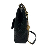シャネル CHANEL マトラッセ チェーンホーボー ショルダーバッグ AS3693 ブラック ゴールド金具 キャビアスキン レディース ショルダーバッグ