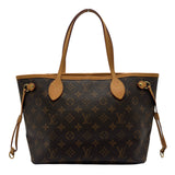 ルイ・ヴィトン LOUIS VUITTON ネヴァーフルPM M40155 ブラウン モノグラム/レザー レディース トートバッグ