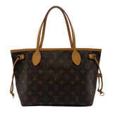 ルイ・ヴィトン LOUIS VUITTON ネヴァーフルPM M40155 ブラウン モノグラム/レザー レディース トートバッグ