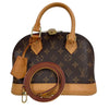ルイ・ヴィトン LOUIS VUITTON アルマBB M53152 ブラウン モノグラムキャンバス　×レザー レディース ハンドバッグ